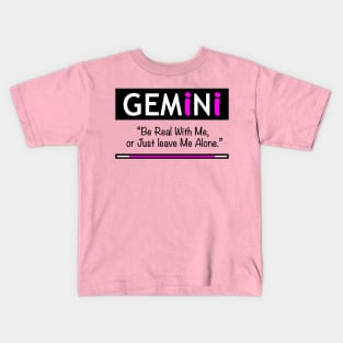 Gemini Quotes 1 Kids T-Shirt